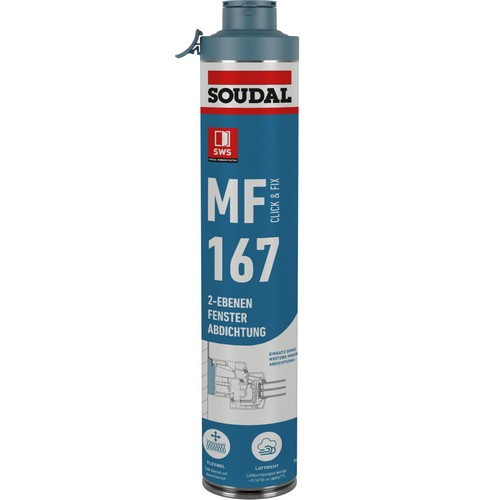 SOUDAL MF 167 Click & Fix DE 750ML - hellgrau